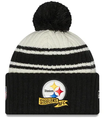 Deal Dash New Era Pittsburgh Steelers Cold Weather Pom Knit