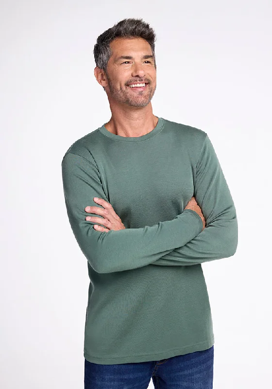 Weekend Offers That Shine Easton Crew Neck Shirt - Duck Green
