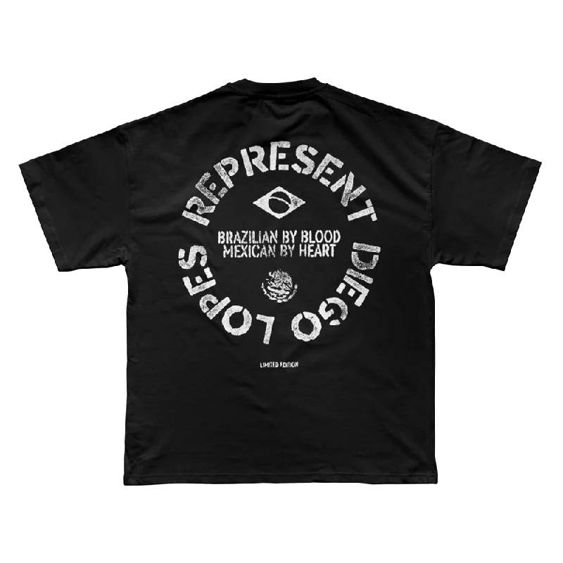 Price Cut Diego Lopes HERITAGE Premium Ultra Heavy Tee [BLACK] LIMITED EDITION