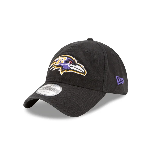 Unmissable Offer Baltimore Ravens NEW ERA CORE CLASSIC BLACK 9TWENTY ADJUSTABLE HAT