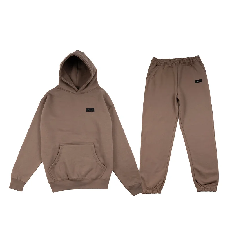 Kore Heavyweight Hoodie & Jogger Set [DESERT BROWN] FULL SET