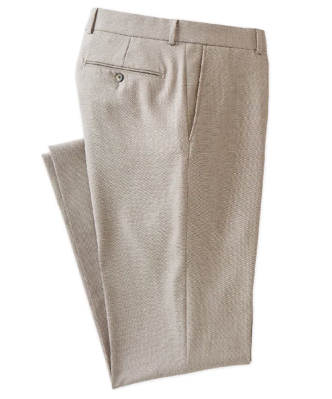 Limited Availability Dunhill Mouline Flat-Front Trouser