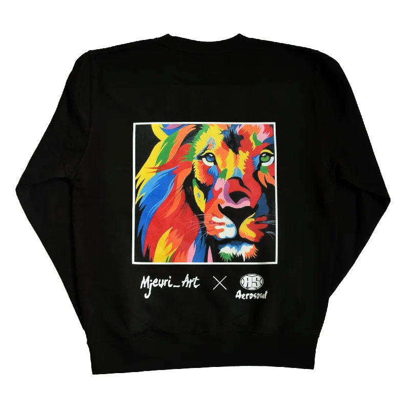 New Deals A.S. Africa Lion Sweatshirt (Black)