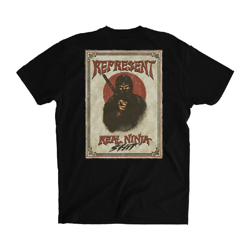 Weekend Offers That Dazzle We Want You, Real Ninja Signature Tee [BLACK]