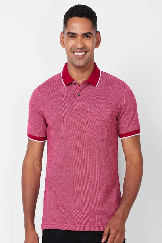 Price Meltdown Jacquard Texture Polo