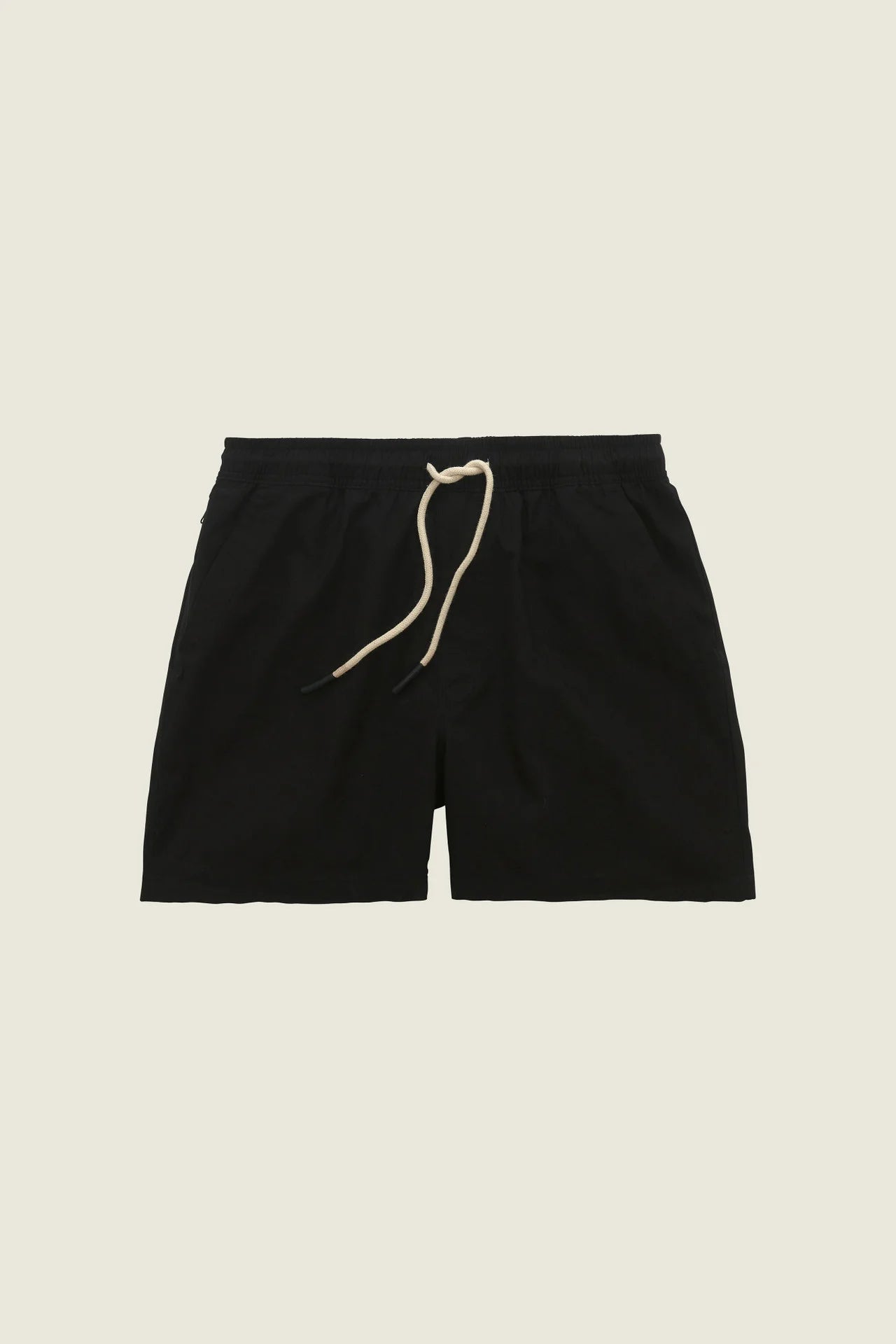 Super Sale Black Linen Shorts