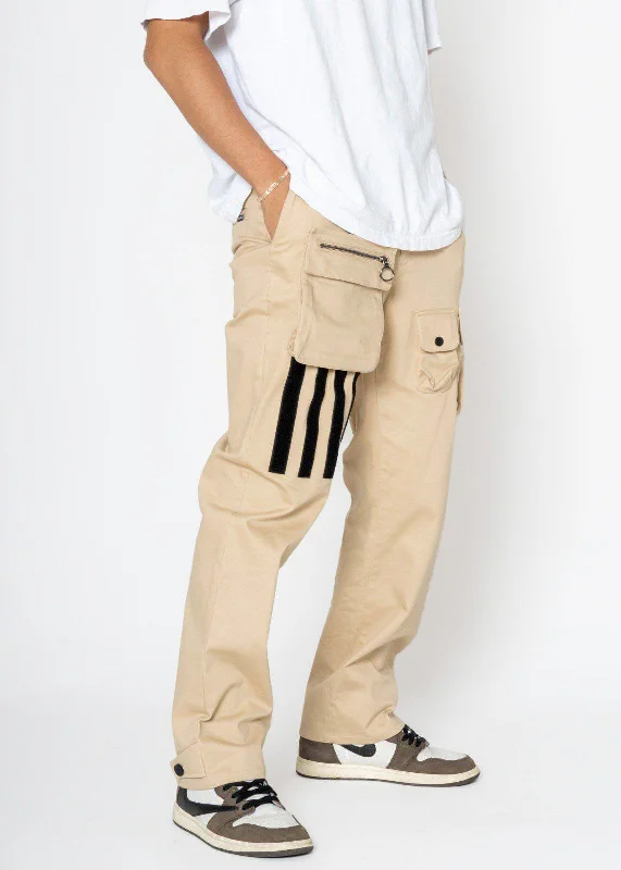Today Only Konus Men's Cargo Pants with Removable Pocket in Khaki