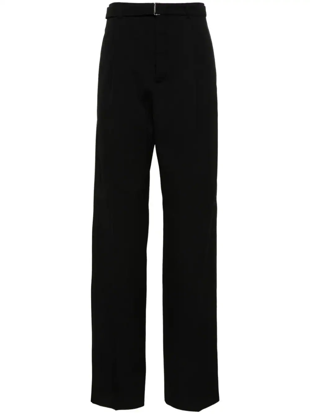 Closeout Sale Pleat-Detail Wool Trousers
