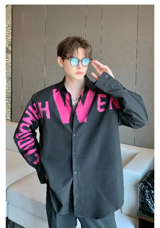 Epic Deals [CUIBUJU] design loose oversize pad shirt NA644 