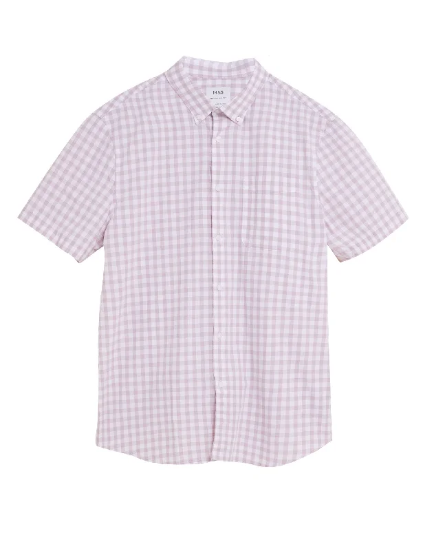 Pure Cotton Check Shirt