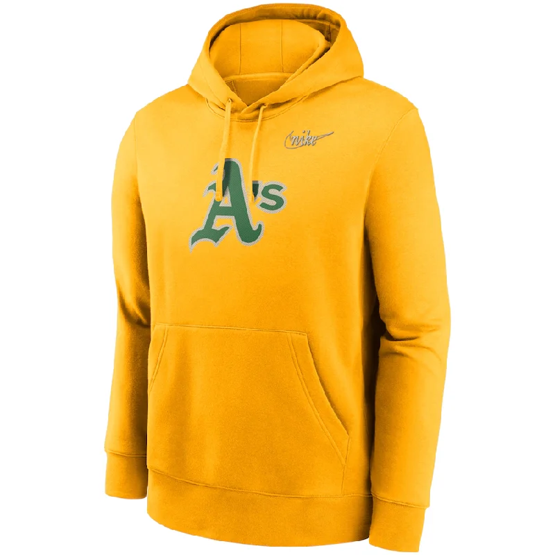 Discount Extravaganza Nike Oakland Athletics Cooperstown Mashup Logo Club Pullover Hoodie - Gold Discount Extravaganza Nike Oakland Athletics Cooperstown Mashup Logo Club Pullover Hoodie - Gold