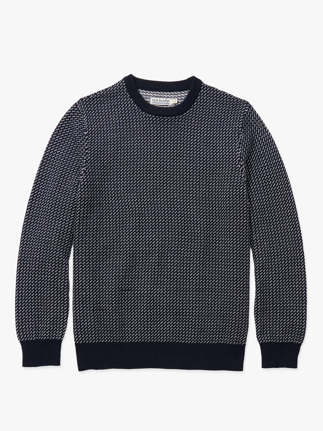 Act Now Tidal Sweater | Navy Nautical Birdseye