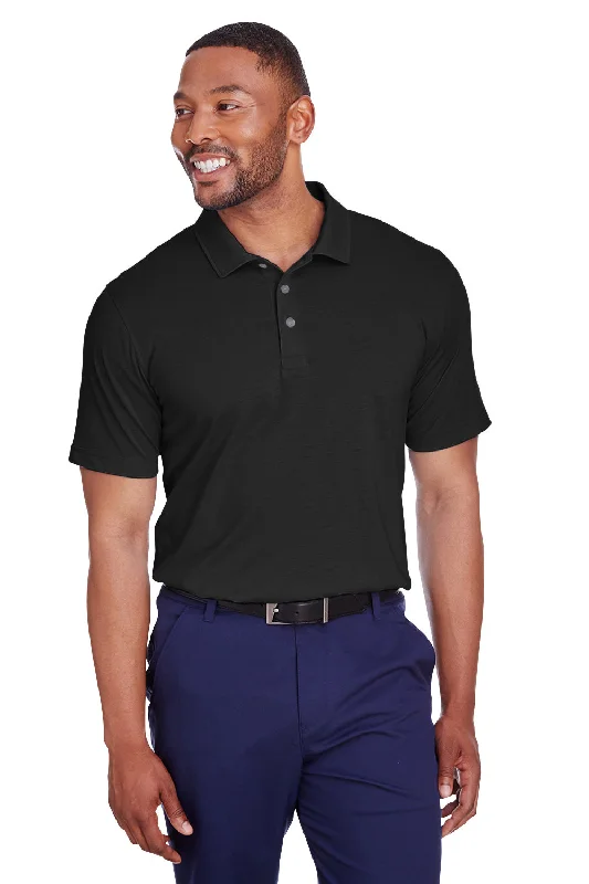 Puma Mens Fusion Performance Moisture Wicking Short Sleeve Polo Shirt - Black