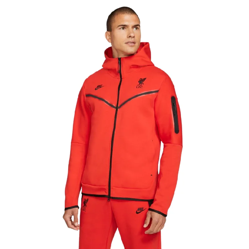 Stock Clearance Liverpool FC Tech Fleece Windrunner Men's Full-Zip Hoodie