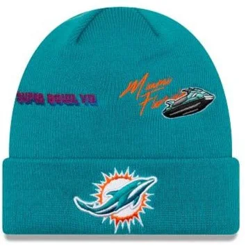 Grand Opening Sale NEW ERA MIAMI DOLPHINS CITY TRANSIT KNIT