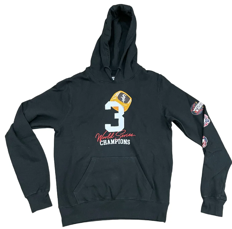Savings Galore Men's Chicago White Sox New Era Local Count The Rings Pullover Hoodie-Black Savings Galore Men's Chicago White Sox New Era Local Count The Rings Pullover Hoodie-Black