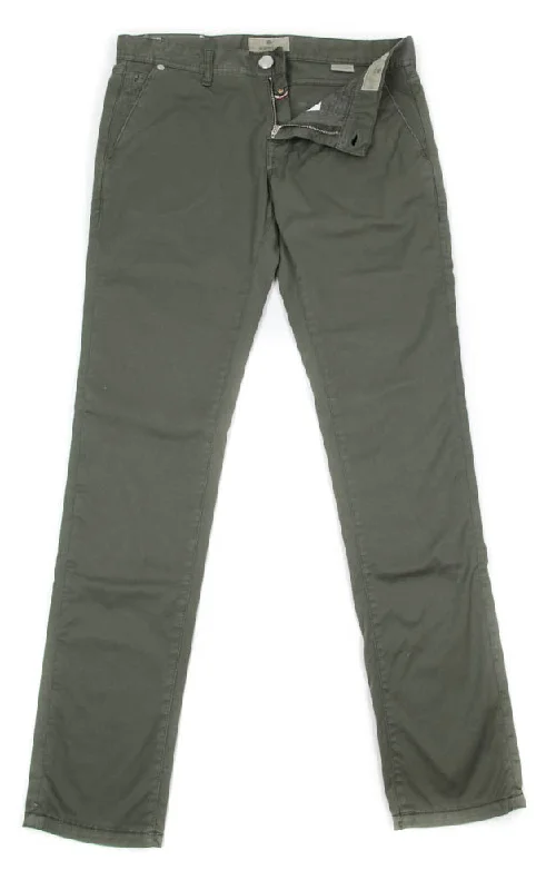 Luigi Borrelli Olive Green Pants - 40 US / 56 EU