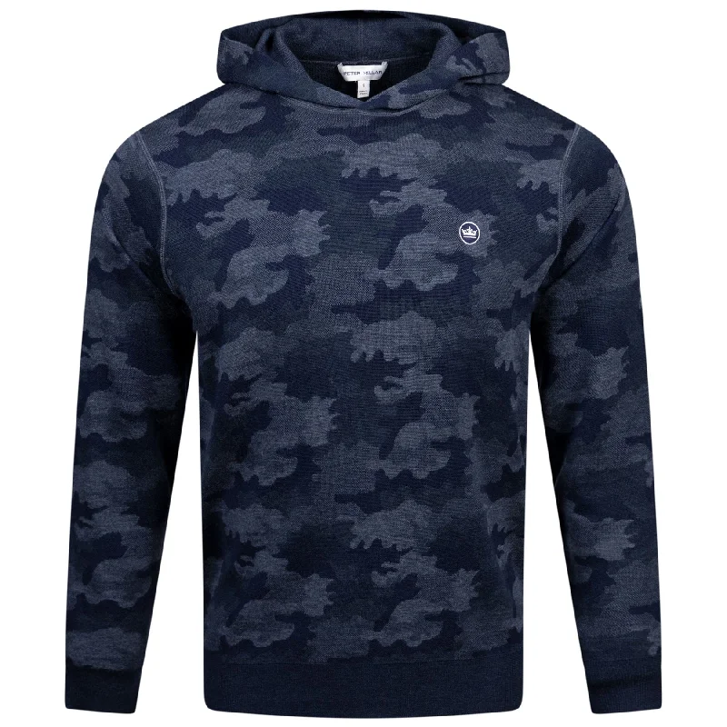 Reduced Prices Reversible Camo Popover Hoodie Navy - AW24
