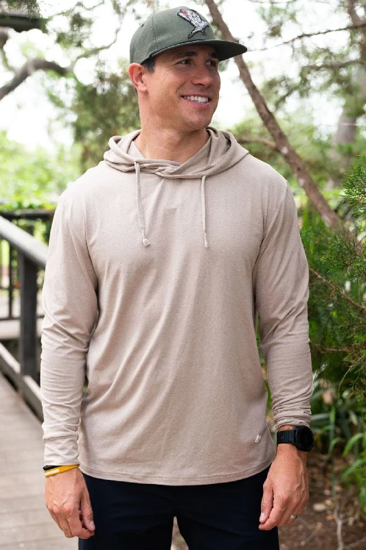 Sale Event Performance Hoodie - Heather Khaki