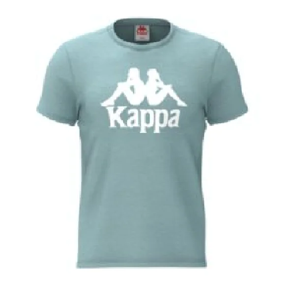 Shop and Save Kappa AUTHENTIC ESTESSI T-SHIRT-GREEN Water/BRIGHT WHITE