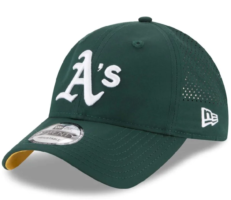 Top Pick OAKLAND ATHLETICS NEW ERA  9TWENTY ADJUSTABLE HAT -Forest Green