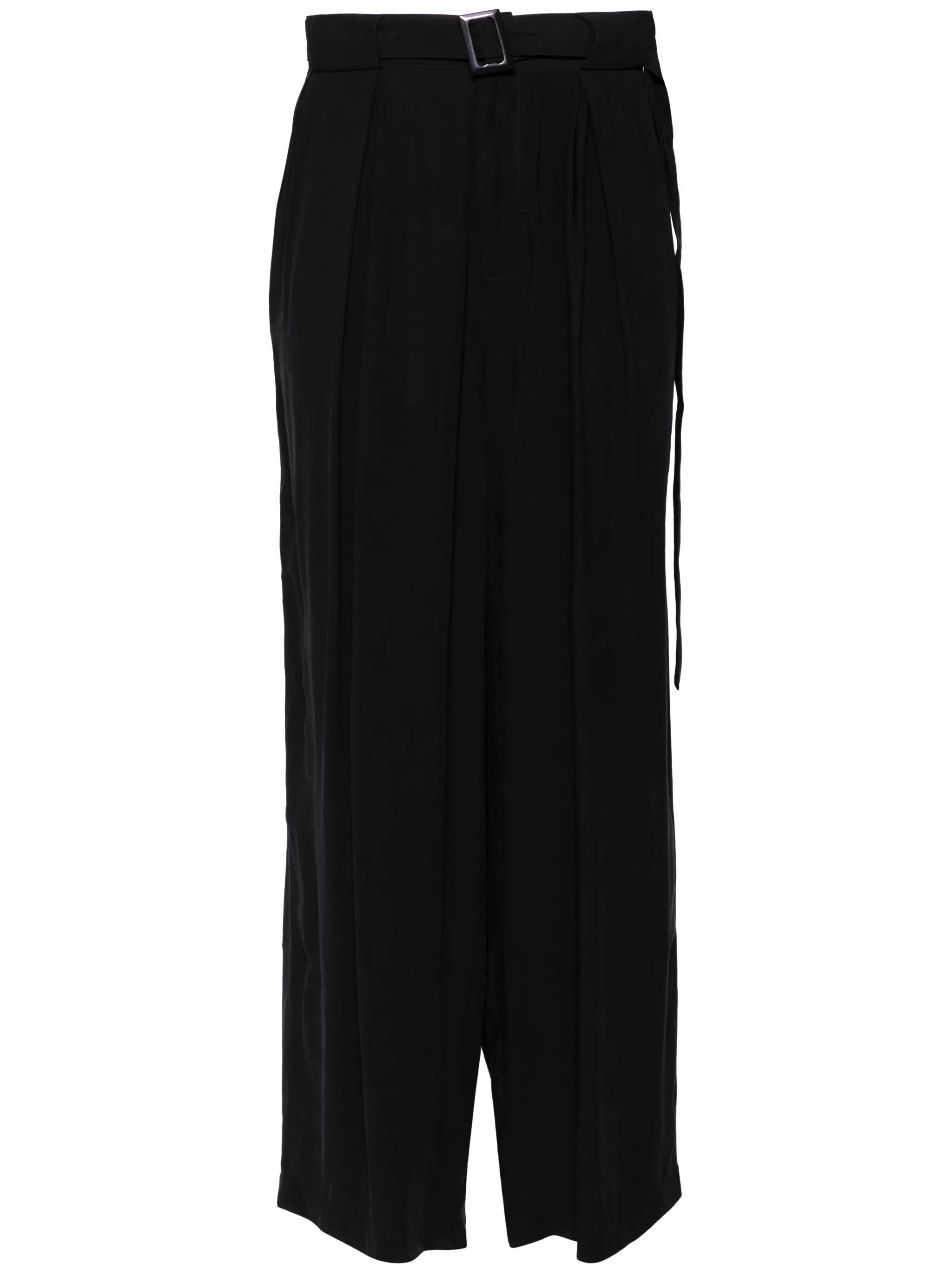 Deep Discounts Belted Wide-Leg Trousers