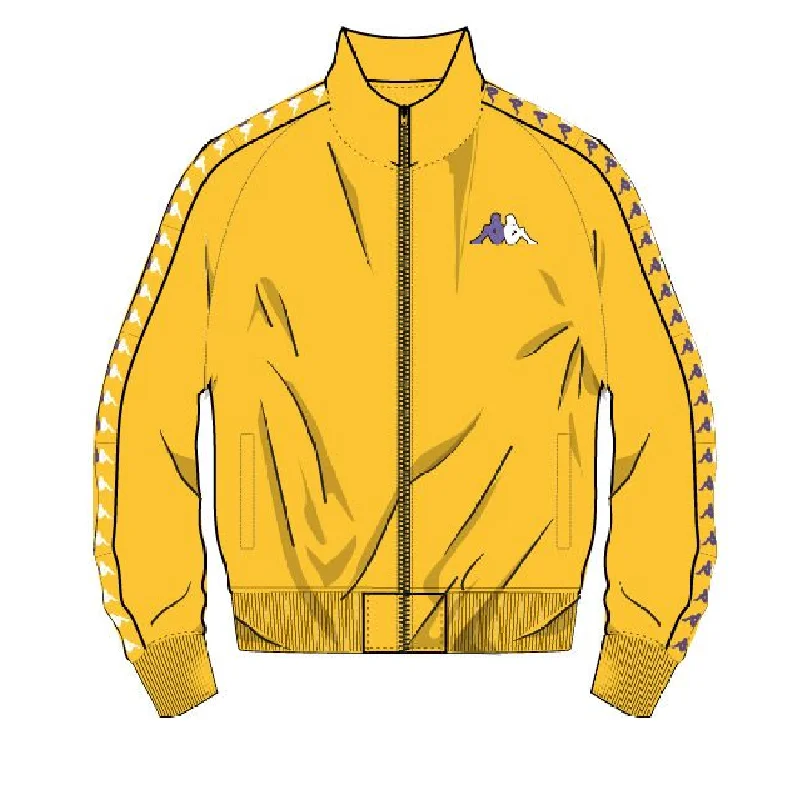 Reduced Prices Kappa 222 BANDA CARAMBIE TRACK JACKET - YELLOW