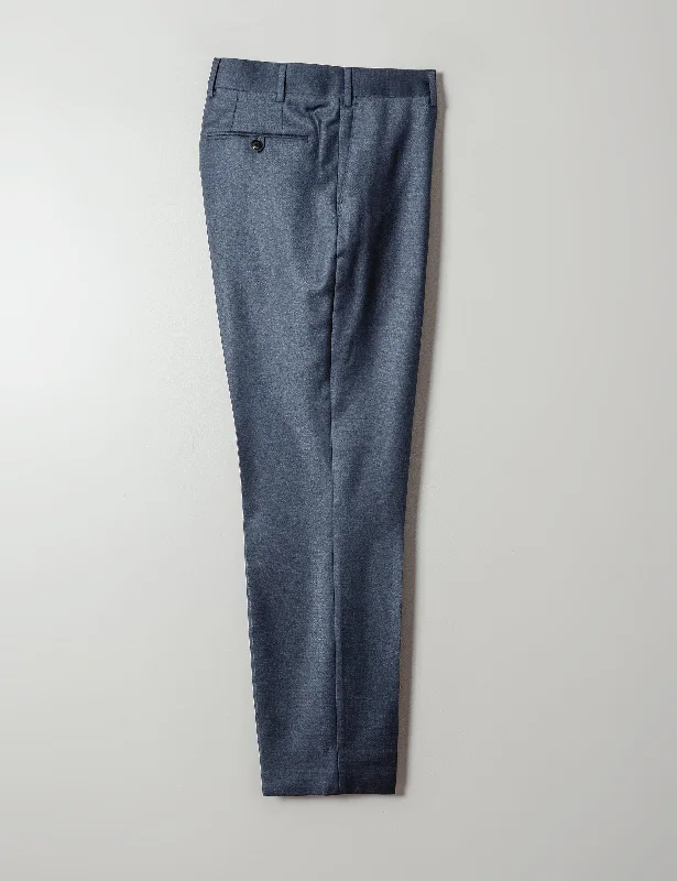 Weekend Deals That Impress BKT50 Tailored Trousers in Super 130s Heather Twill - Cool Blue