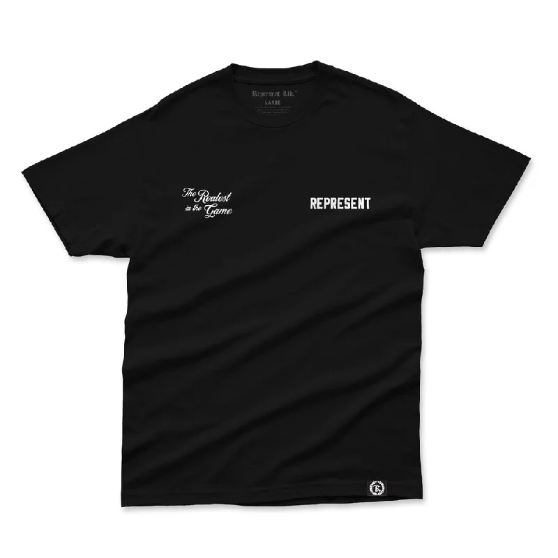 Sale Event The Realest in the Game Heavyweight Oversized Tee [BLACK]