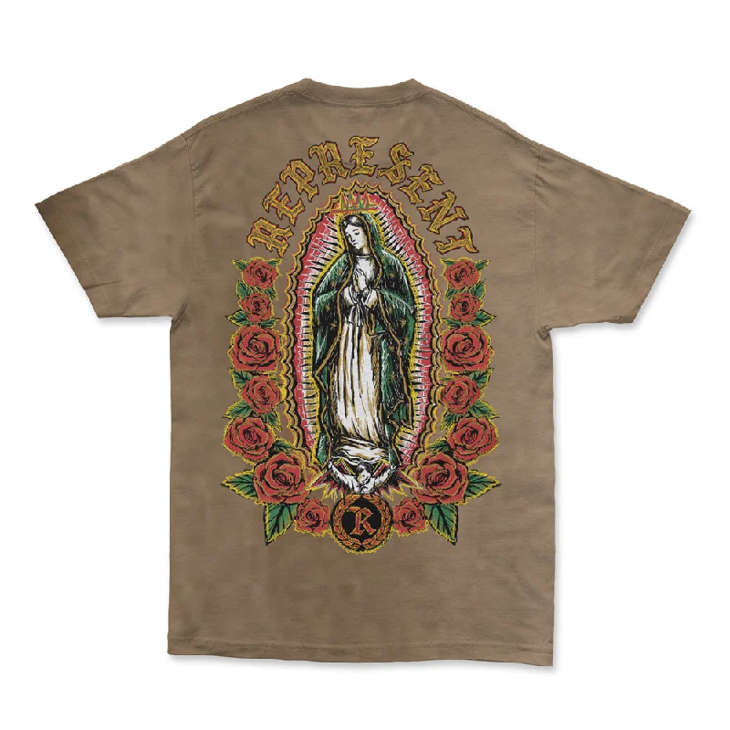 Our Lady Heavyweight Garment Dyed Tee [FADED BROWN] LIMITED EDITION