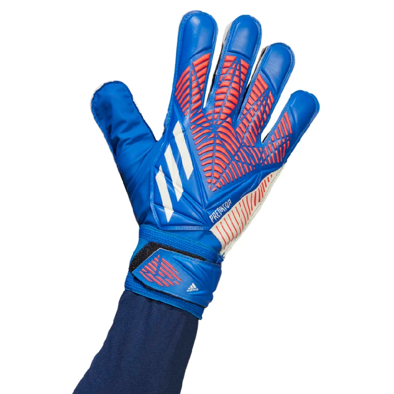 Weekend Bargains to Sizzle ADIDAS PREDATOR TRAINING GLOVES-Hi-Res Blue/Turbo/White