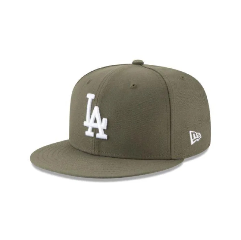 Cash Savings LOS ANGELES DODGER BASIC COLLECTION 59FIFTY -OLIVE