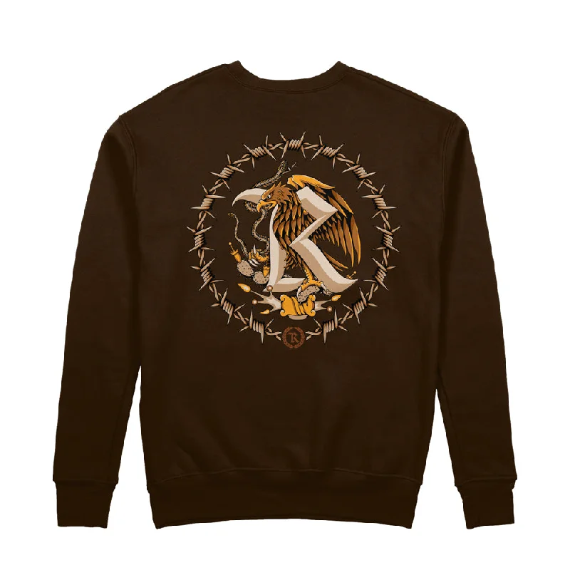 Si Somos Crewneck Sweatshirt [BROWN] SHADES OF BROWN COLLECTION