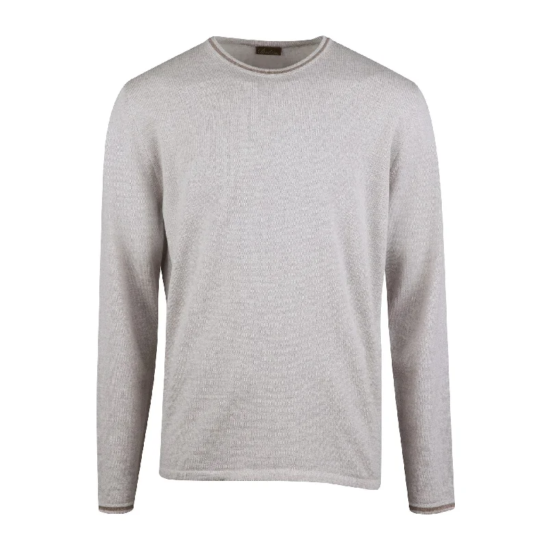 Light Beige Merino Wool Sweater - Stenströms