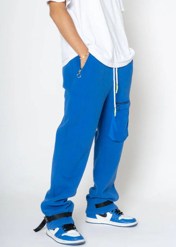 Take Advantage Konus Men's Bellow Pocket Sweatpants in Blue
