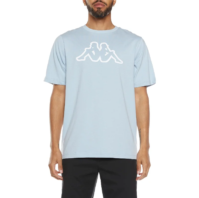 Grand Opening Sale LOGO FLEECE CROMOK T-SHIRT - BLUE LT