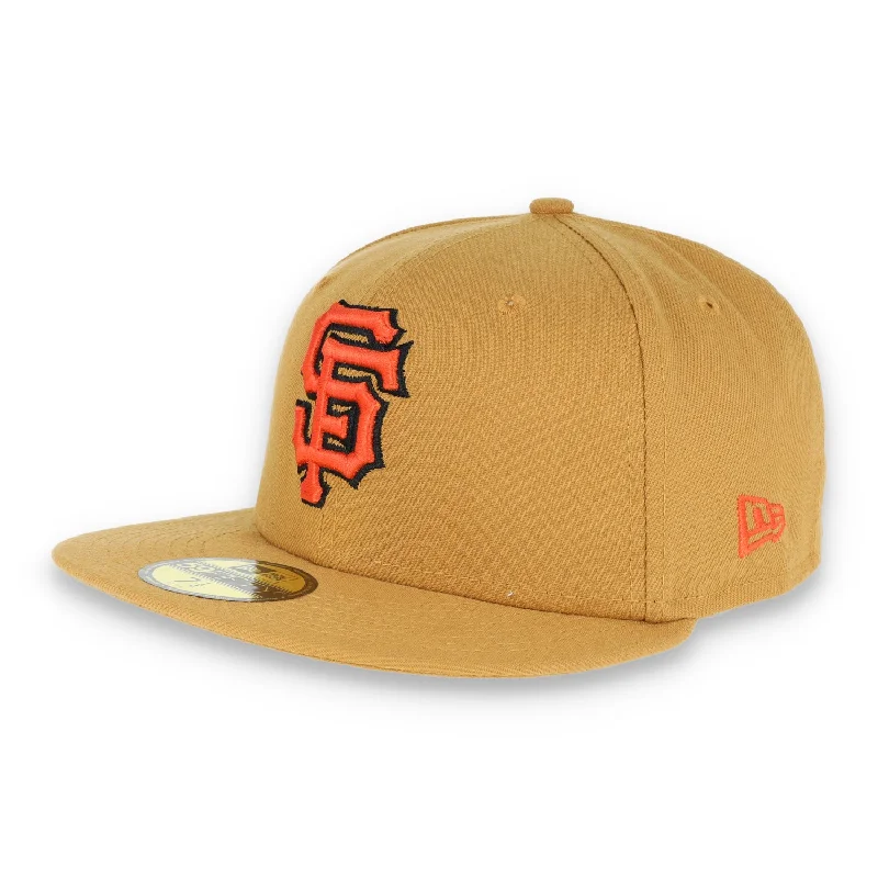 Hurry In San Francisco Giants New Era 59Fifty Fitted Hat- Panama Tan