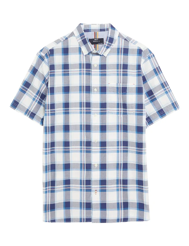 Pure Cotton Check Shirt