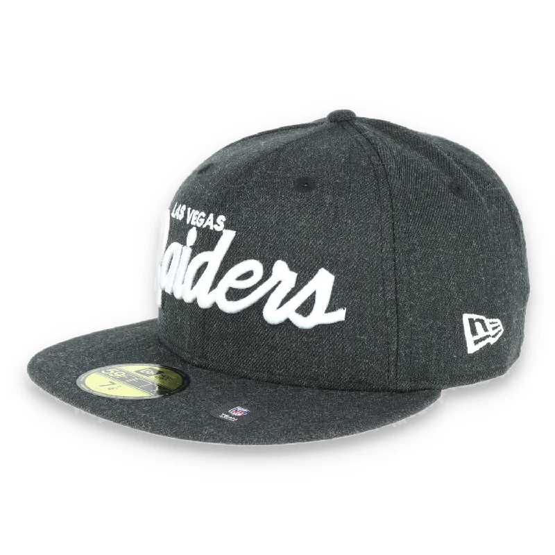 Limited Time Discount LAS VEGAS RAIDERS NEW ERA script 59FIFTY FITTED- heather black Limited Time Discount LAS VEGAS RAIDERS NEW ERA script 59FIFTY FITTED- heather black