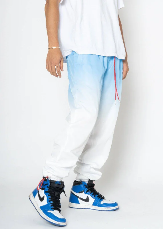 Deal Mania Blank State Men's 3 Stopper Swishy Pants in Ice Blue