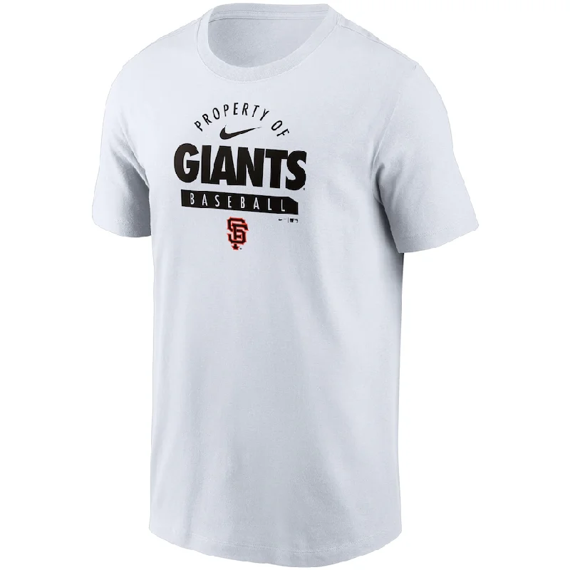 Early Access Nike San Francisco Giants White Primetime Property Of Practice T-Shirt
