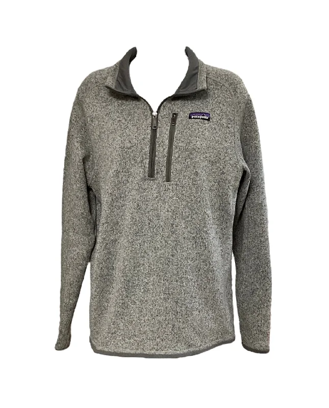 Members Only Patagonia Men's 1/4 Zip Sweater Gray M