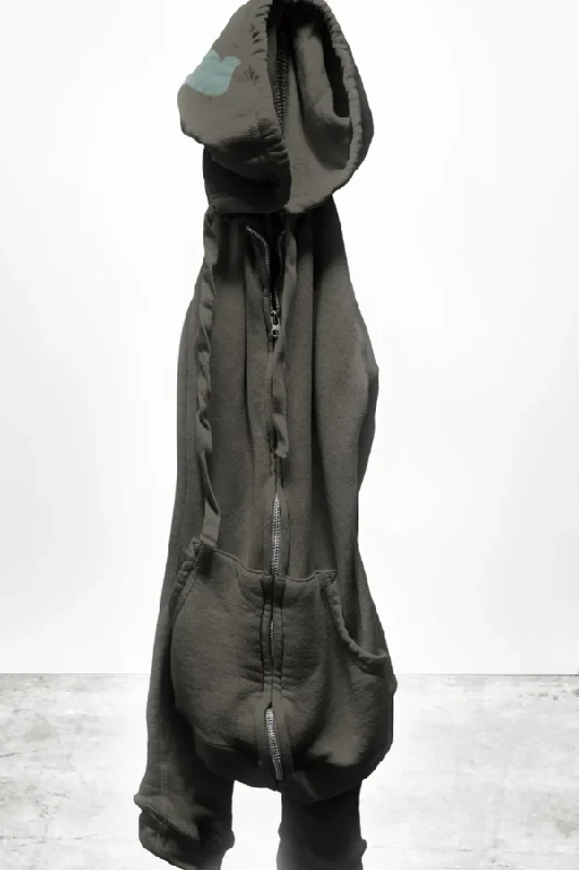 Cash Savings Superfluff Lux Zip Hoodie - Mushrooms