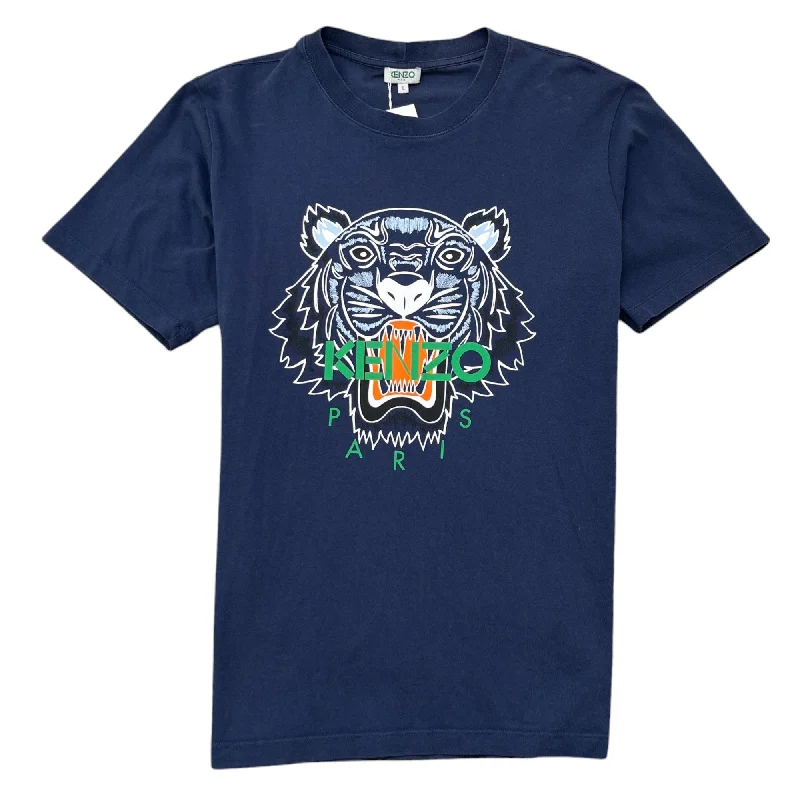 Weekend Specials to Relish Men's Tiger Logo T-Shirt Navy Size L
