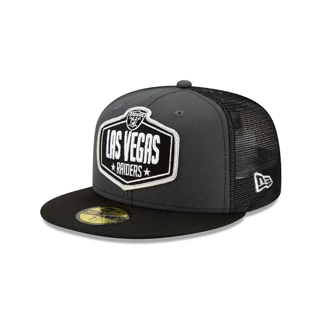 Exclusive Deal LAS VEGAS RAIDERS NFL Draft 2021 59FIFTY FITTED