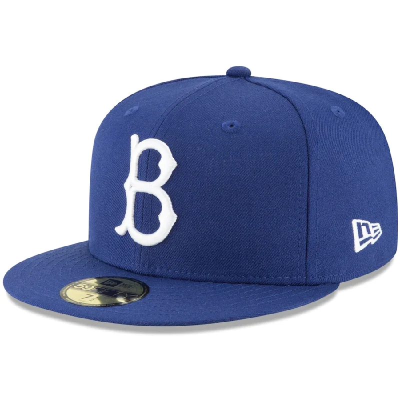 Epic Deals New Era Brooklyn Dodgers Cooperstown Collection Logo 59FIFTY Fitted Hat - Royal