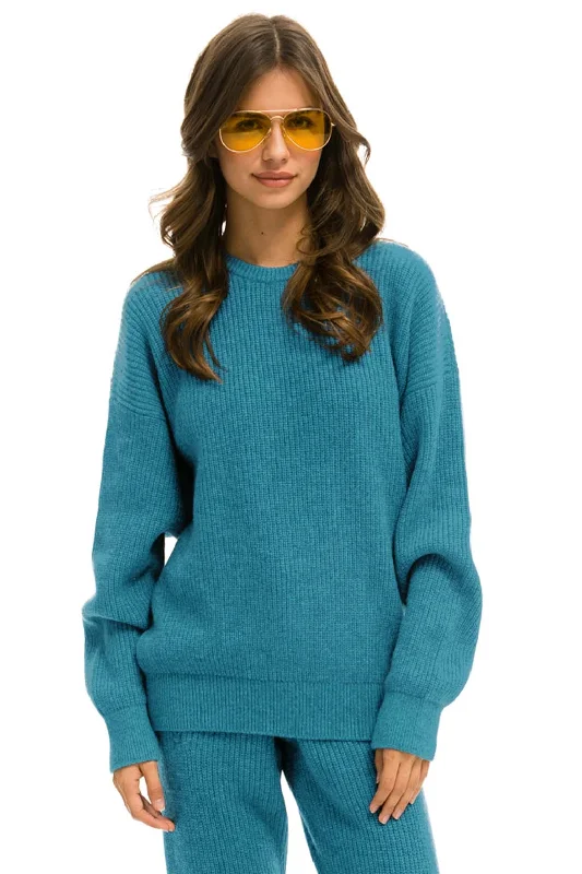 Today’s Deal VINTAGE CABIN UNISEX CASHMERE SWEATER - COBALT