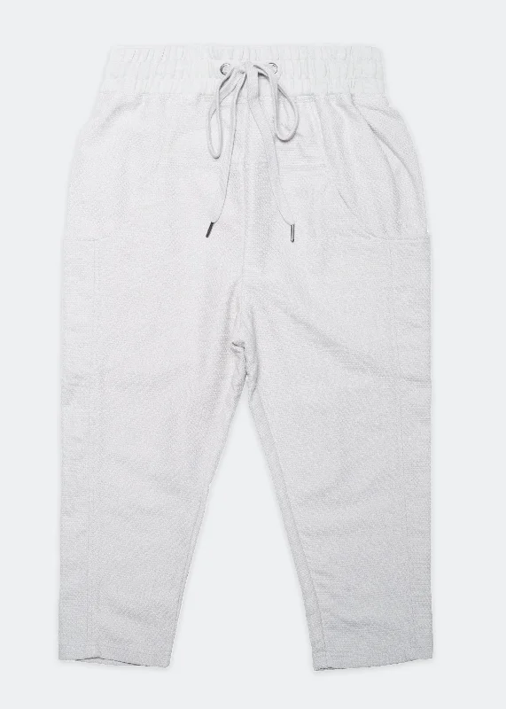 Unmissable Sale Konus Unisex Cropped Pants With Side Panels in Grey