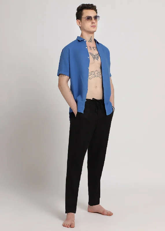 Savings Galore Raven Black Linen Pant