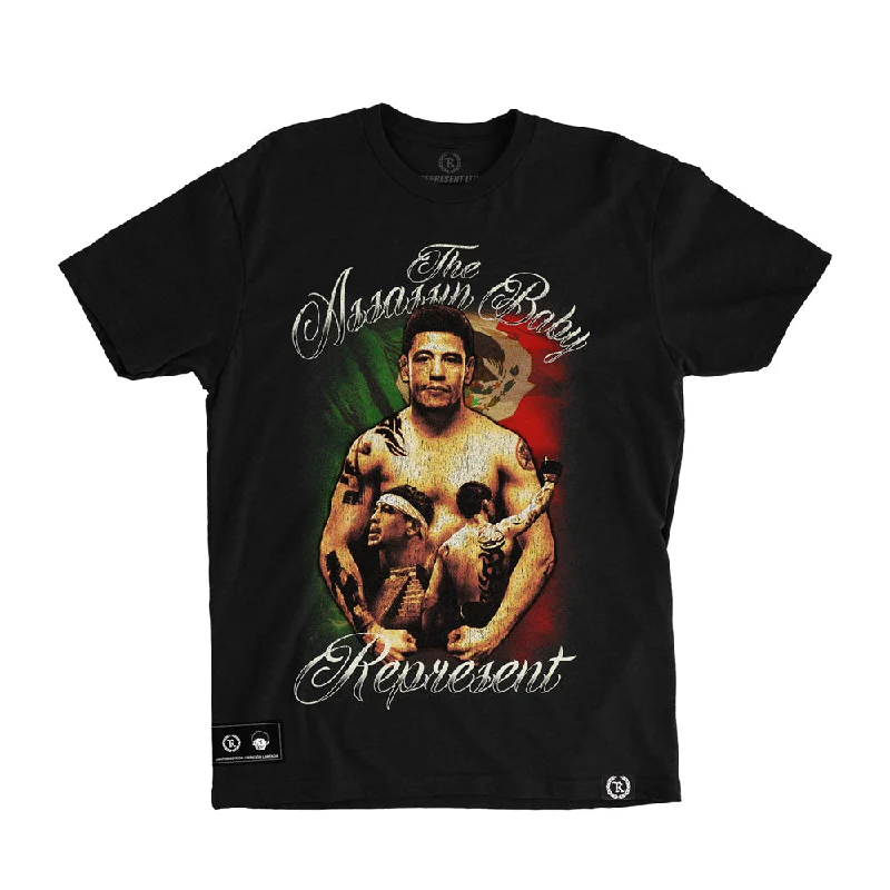 Extra Discount Brandon Moreno VINTAGE Signature Tee [BLACK] UFC MEXICO CITY